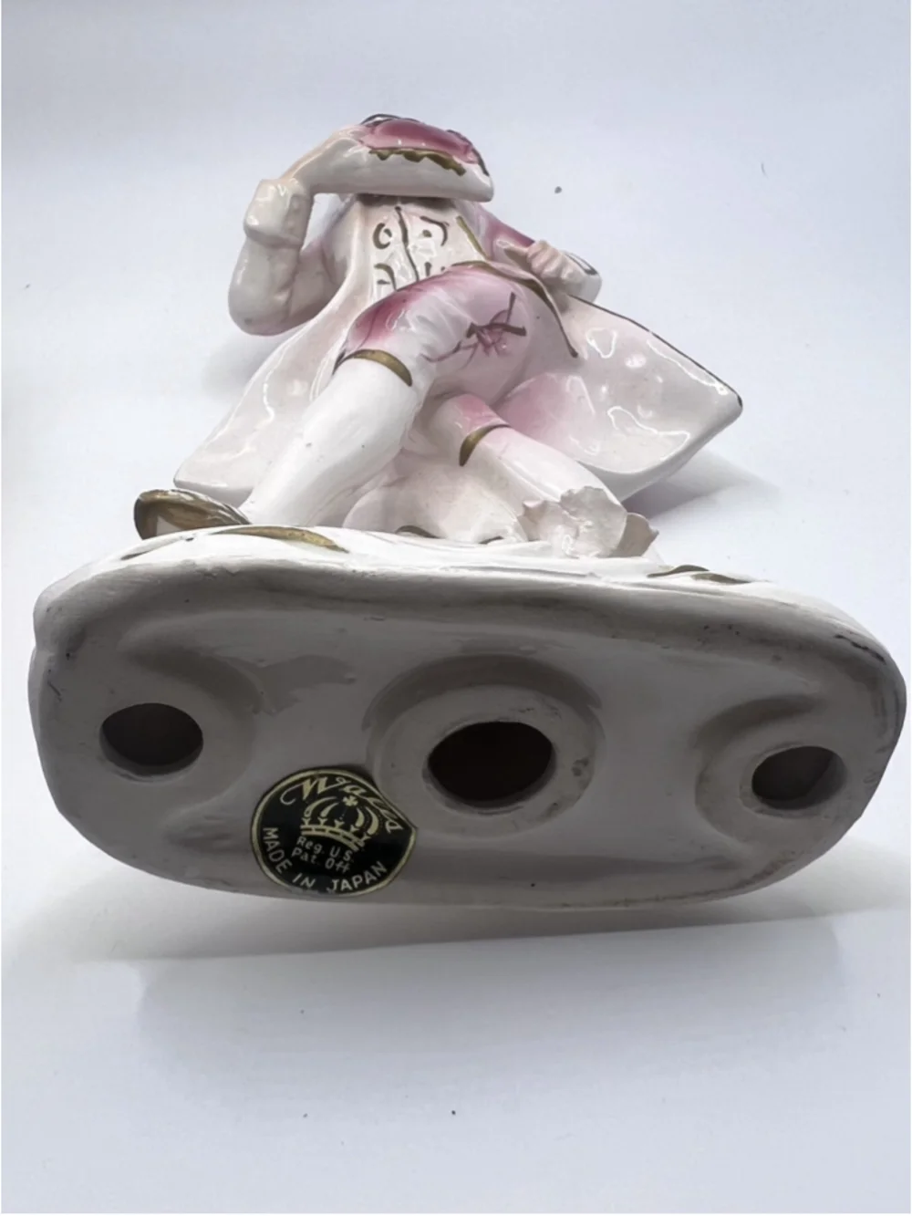Vintage Wales Victorian Porcelain Figurines Set Man Woman Couple Made in Japan